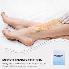 TOVINANNA 20pcs Wax Remover Wipes Reduces Redness Removes Residue Body Facia Post Waxing Treatment