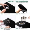 Auoiian 3-Piece Set of Gas Stove Guards, Easy-Clean and Reusable