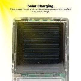 Audio Bible Player, Solar Charging Electronic Holy Bible Audio Player Built in 8G Capacity, Earphone, Adjustable Sound Portable Sound Bible Player Gifts for Bible Listener, Seniors (English CEV with Spanish)