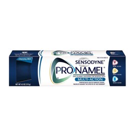 Sensodyne Pronamel Multi-Action Toothpaste, Cleansing Mint 4 oz (Pack of 8)