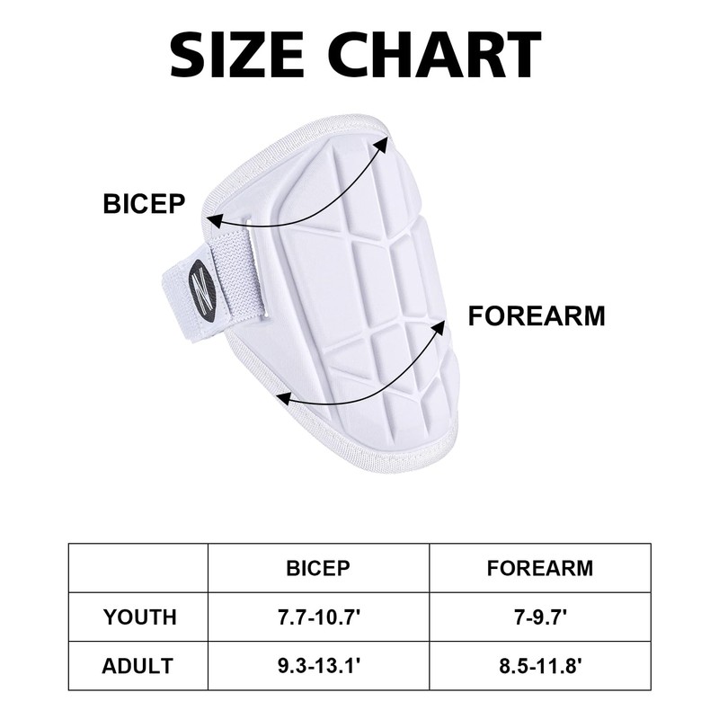 NURIBASE Elbow Guard Baseball, Batters Elbow Guard for Youth and