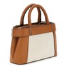 GUESS Andela Mini Satchel Bag Natural/Cognac, Natural / cognac, Unit