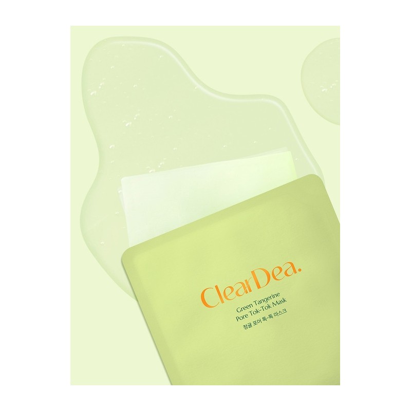 Green Tangerine Pore Tok-Tok Mask 4ea (1box) / 청귤 포어