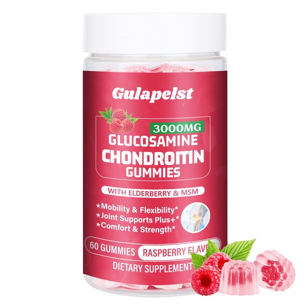1 Pack 3000MG Glucosamine Chondroitin Gummies - Extra Strength Joint