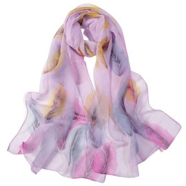 FAIRYGATE Chiffon Scarfs for Women Lightweight Ladies Scarves Soft Shawl Wrap Fashion Elegant Hijab Gifts UK 38022