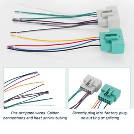 RED WOLF Car Stereo Wiring Harness Compatible with 1998-2006 Volvo XC70 V70 V40 S40 S60 S80 Install Aftermarket Radio CD Receiver Wire Cable Connector Plug