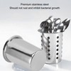 TOPINCN Stainless Steel Utensil Holder, Multifunctional Design Large Capacity Organizer