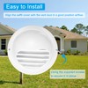 PATIKIL 8 Inch Vent Round Cover, Stainless Steel Exterior Wall