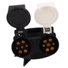 13 Pin to 7 Pin Trailer Plug Adapter Dual Socket