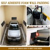 CebraBounze 4-Pack Garage Wall Protector, 14.9”x7.8” Self-Adhesive EVA Foam Bumpers,
