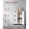 VASAGLE Bathroom Floor Storage Cabinet, Freestanding Bathroom Storage Unit with
