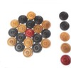 Wooden Carrom Board Coins - 24 Pcs + 1 no