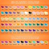 Droaful Acrylic Paint Pens Markers, 72 Pc Dual Tips Waterproof