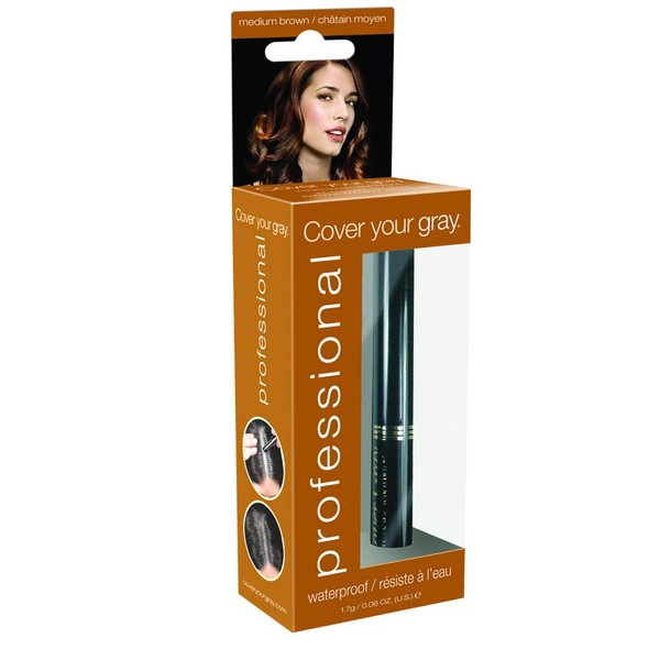 Cover Your Grey for Women Professional Touch Up Stick, Medium Brown, 1.7 Ounce
