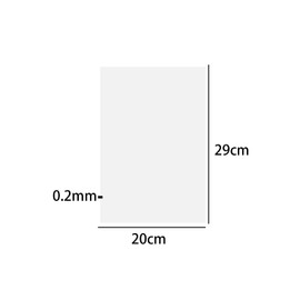 10PCS A4 Shrinking Plastic Sheets 20CM*29CM*0.2MM,Transparent Shrinking Film Art Paper for Craft and Art Supplies