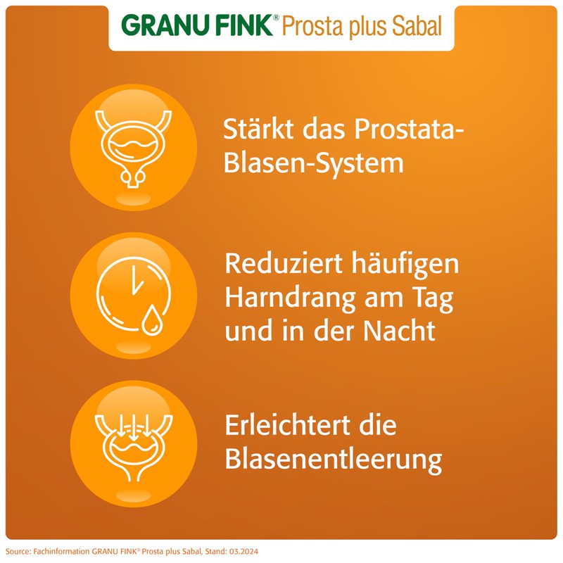 Granu Fink Prosta Sabal, Pack of 200 Capsules