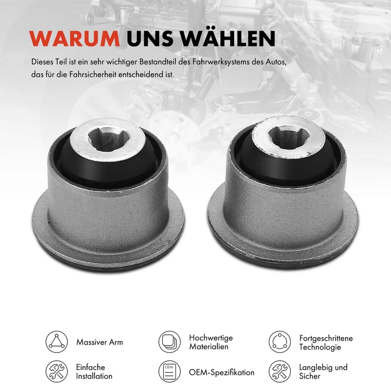 Frankberg 2x Suspension Arm Front Left Right Compatible with Clio