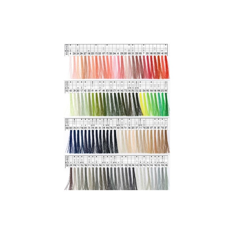 FUJIX COL.719 King Polyester Sewing Thread #20/1000m