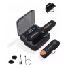 Microfone Sem Fio Duplo 2.4g Para Android Profissional