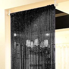 Home Decor Sequin Curtain for Doorway,Door String Curtains, 39x79 inch Hanging,Closet Bedroom Blind Living Room Divider,Window Wall Panel Fringe Backdrops Sheer no Beads Beaded Decorative Crystal
