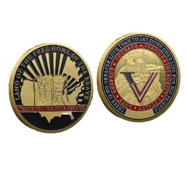YIQILAFADA US Military Challenge Coin Veteran Gift Thank You for Your Service Veteran Coin