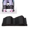 Wheelchair Leg Strap Black Wheelchair Foot Rest Restraint for Elderly