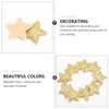 ABOOFAN 100PCS Golden Star Patch Iron On Applique Patches Star