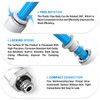 TAILONZ PNEUMATIC White Male Elbow 6mm x M5 Thread 90