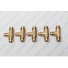 LTWFITTING Brass 1/2" x 3/8" x 3/8" OD Flare Reducing
