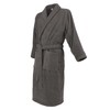 Celodoro Bathrobe for Men and Women, Pure Cotton, charcoal
