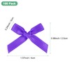 M METERXITY 100-Pack Mini Craft Ribbon Bow 1.6x1 Inch Checkered