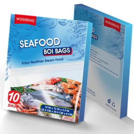 Seafood Boiling Bags Boiling Bags for Fish, Crab, Shrimp and Vegetables - Cooking and Storage Bags 12 in. x 10 in