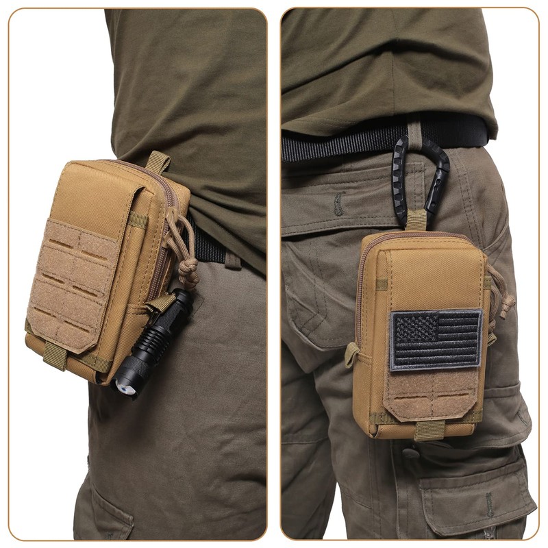 Tactical Molle EDC Pouch Cellphone Pouch Holder Utility Gadget Organizer