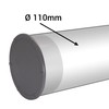 SKIR'CO (1 piece) waste water pipe end plug 110 mm