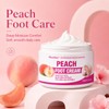 Peach Foot Cream for Dry Rough Feet, Moisturizing Heel Cream