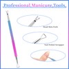 BQAN Cuticle Remover Set with Cuticle Cutter and Cuticle Pusher,