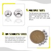 Mardatt 265 Pcs 12 Sizes Precision Bearing Steel Ball Assortment