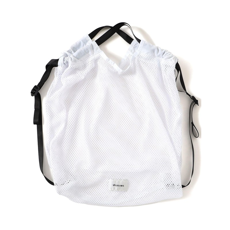 bPr Beams Pouch, Mesh, 2-Way Bag, Black, One Size Fits