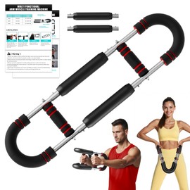 EAST MOUNT Twister Arm Trainer 20-110lb Adjustable Chest Workout Equipment for Men Women Portable Spring Resistance Muscle Builder Strength Training for Arms Chest Shoulders for Home Gym Fitness