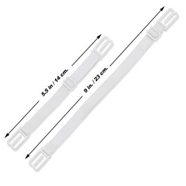 Razor Bra Strap Clips Holder Women’s (Beige - Black - White) Medium