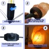 SPHIRES Salt Lamp Cable, Lamp Replacement Electric Cable with Metal