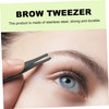 Mikinona 6pcs Eyebrow Tweezers for Precision Grooming Ergonomic Design for