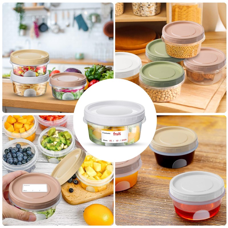 Mispudin Reusable Food Storage Containers with Lids Pack of 16