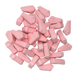 Golden Girls Strawberry Vanilla Cheesecake Candy -- Collectible Candy Tin with 2 GosuToys Stickers (2 Pack)