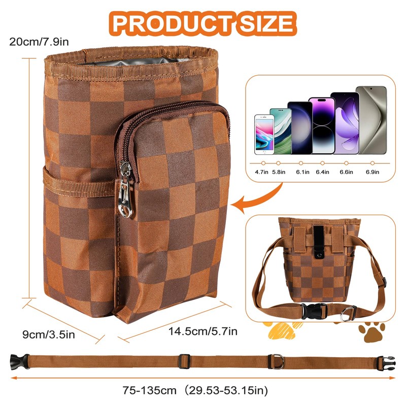 PUGTOW 2025 Dog Treat Pouch Dog Training Pouch with Magnetic