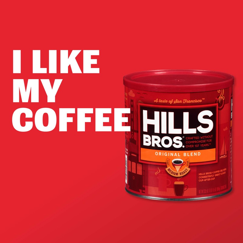 Hills Bros High Yield Ground Coffee, Medium Roast, 23 Oz.