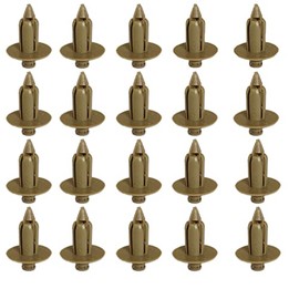 ALLMOST 20PACK Compatible with Volvo Interior Door Panel mounting Beige Clip with Push pin S60 S80 XC70 V70