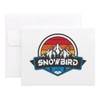 CafePress Snowbird Snowbird Utah 4.25" x 5.5" Notecards 10 Pack