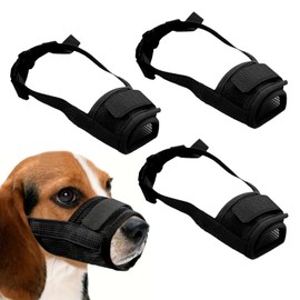 SZSMW 3 Dog Muzzle - Dog Muzzle for Small Dogs - Prevents Bad Eating, Barking, Biting and Chewing Habits in Dogs, Perfect for Outdoor or Home Use