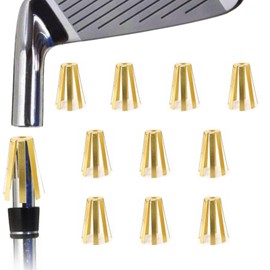 nanomaru Universal Golf Shaft Club, Brass Adapter, Hosel, Repair Shaft, Wood, Iron, Reinforcement, Repair, Replacement Parts, 0.8 inch (20 mm), 10 Pieces